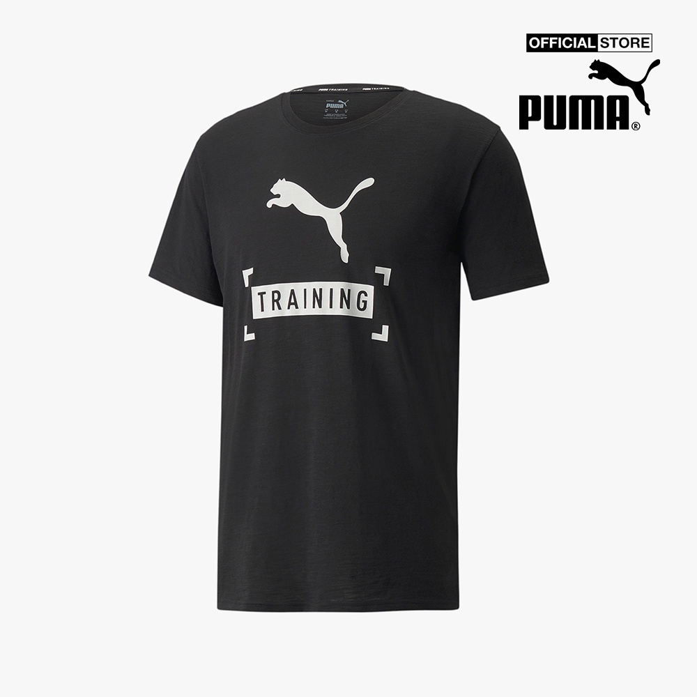 PUMA - Áo thun thể thao nam tay ngắn Graphic Recycled Training 521647-01