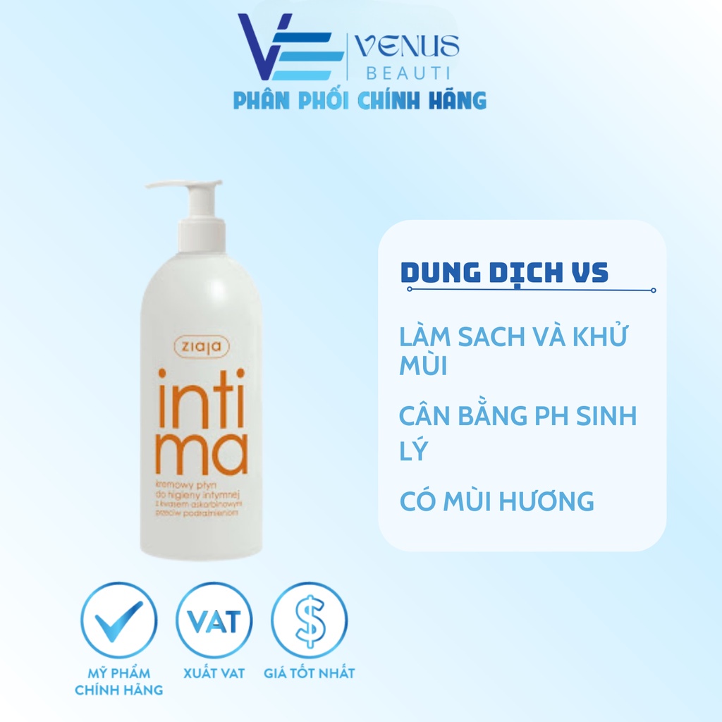 Dung Dịch Vệ Sinh Phụ Nữ Intima Ziaja Chăm Sóc Bảo Vệ Cô Bé Luôn Sạch Và Thơm loại 200 - 500ML