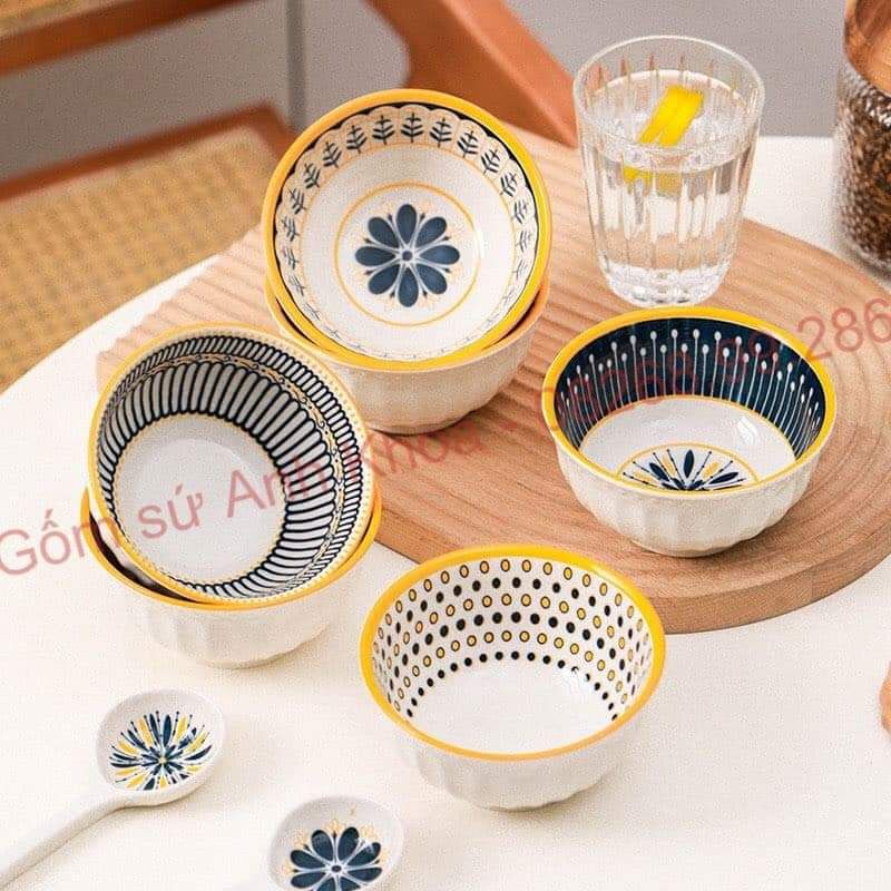 bộ 6 chén 6 đũa siêu đẹp