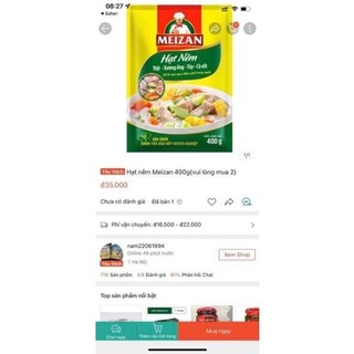 hạt nêm meizan gói 400g