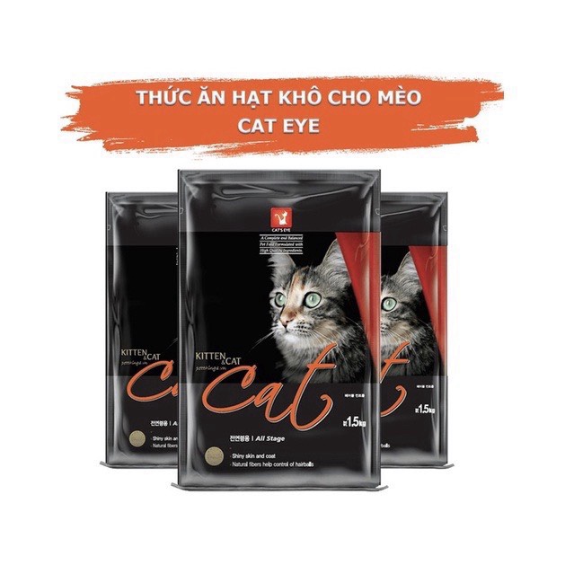Hạt khô Cat Eye cho mèo thức ăn Cat eye Hàn Quốc cho mèo tiêu búi lông