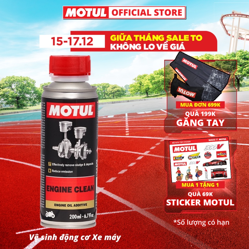 Phụ gia vệ sinh động cơ xe máy - ENGINE CLEAN MOTO 200ml