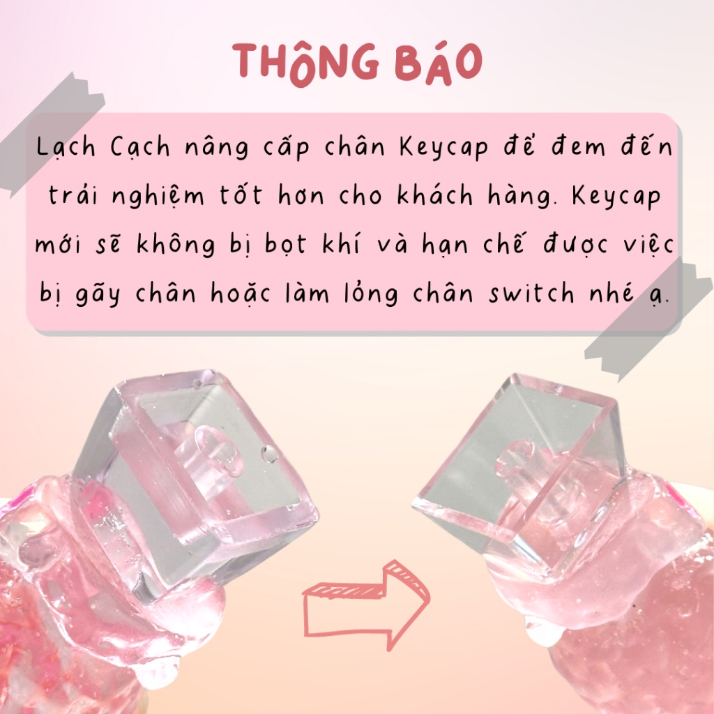 Keycap Bánh Nếp | Keycap Bàn Phím Cơ | Phụ Kiện Bàn Phím Cơ