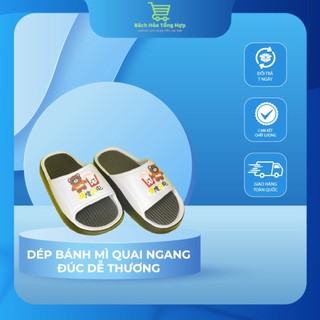 Dép Bánh Mì Quai Ngang Đúc Nguyên Khối Siêu Dễ Thương Cho Bé Gái & Trai | Mẫu HOT 2022