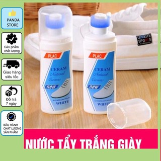 Chai dung dịch đánh tẩy trắng giày, túi xách PLAC siêu sạch
