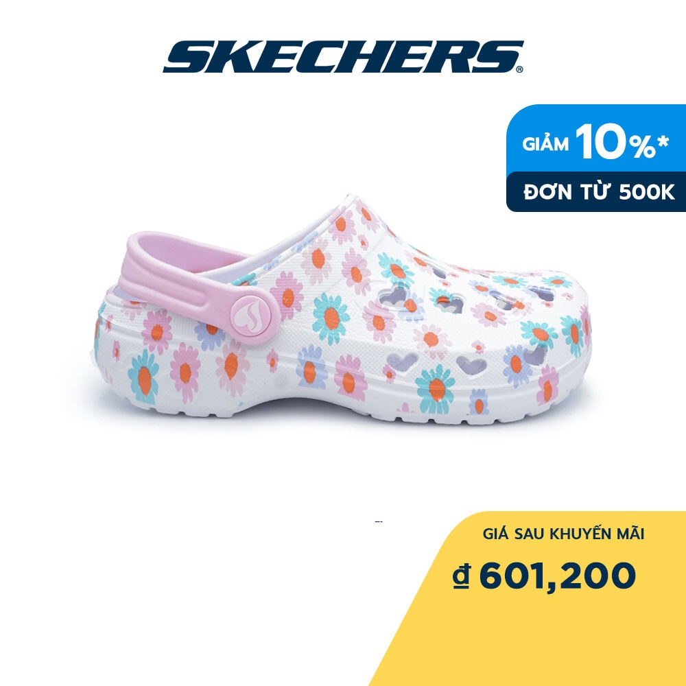 Skechers Bé Gái Dép Đúc Bít Mũi Đi Mưa Foamies Sweetheart - 308355L-WPK