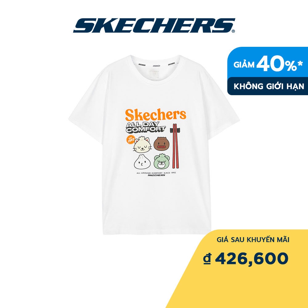 Skechers Bé Trai Áo Thun Tay Ngắn Thường Ngày L.A. Hiking - L223B013-0019