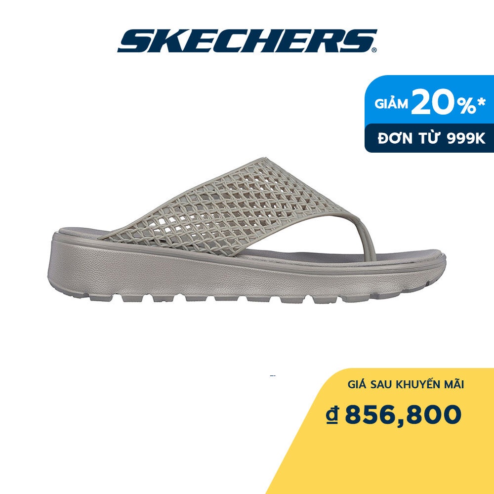 Skechers Nữ Xăng Đan Đi Bộ Giặt Máy Được, Đi Học, Đi Làm Foamies Footsteps Beach Ready Walking - 111578-DKTP