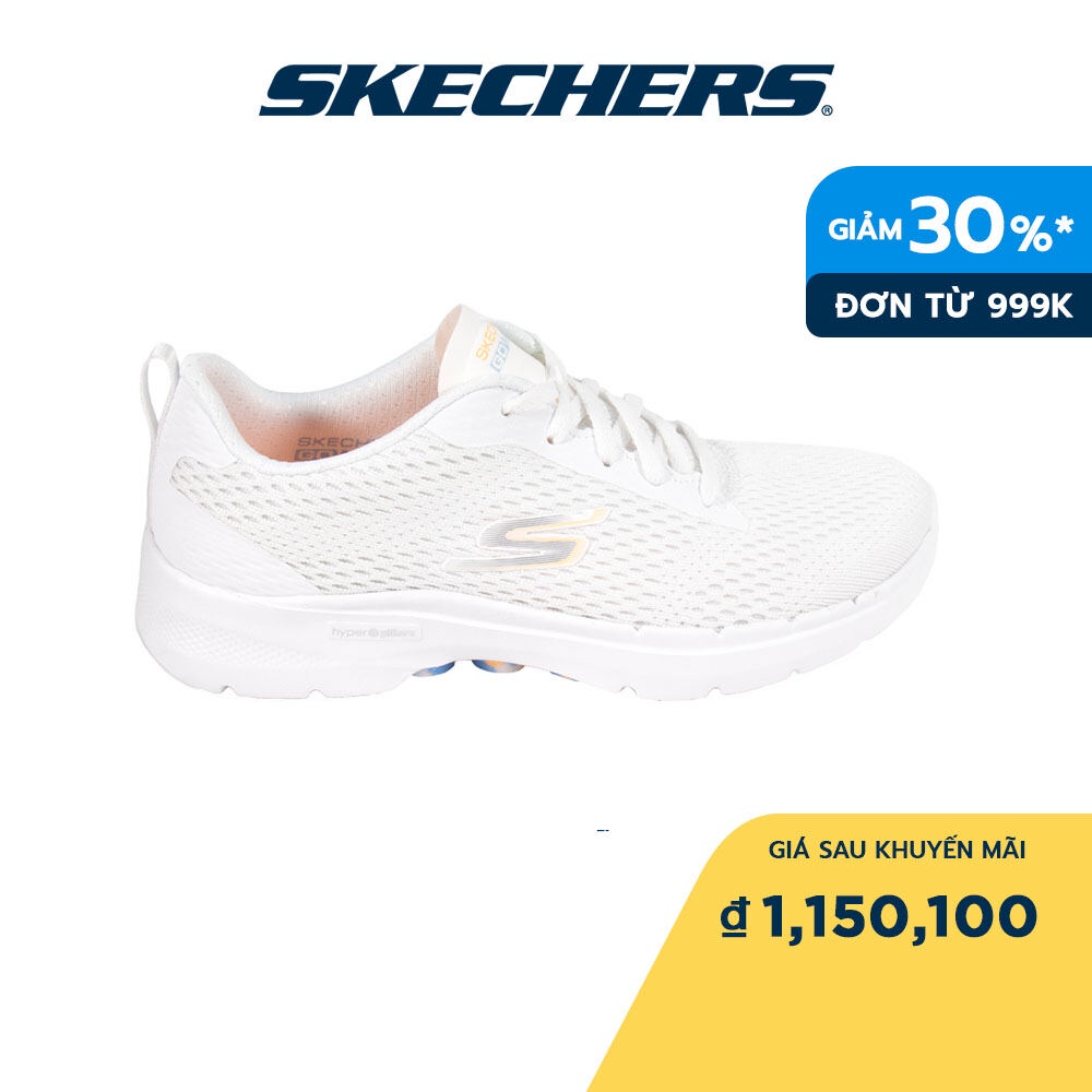 Skechers Nữ Giày Thể Thao Đi Bộ GOwalk 6 Walking Air-Cooled Goga Mat - 124619-WLB