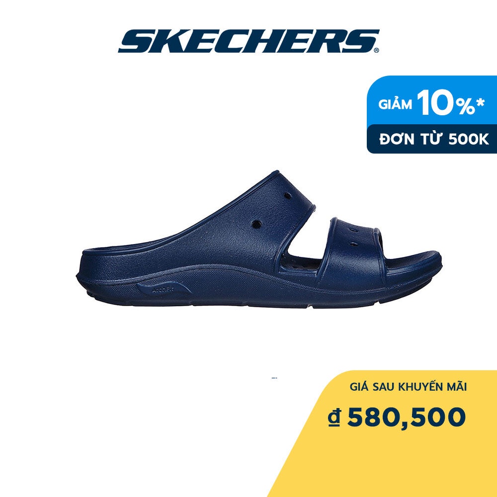 Skechers Nữ Dép Quai Ngang Đi Bộ Giặt Máy Được, Foamies Arch Fit Wave Lovable Walking Arch Fit - 111435-NVY