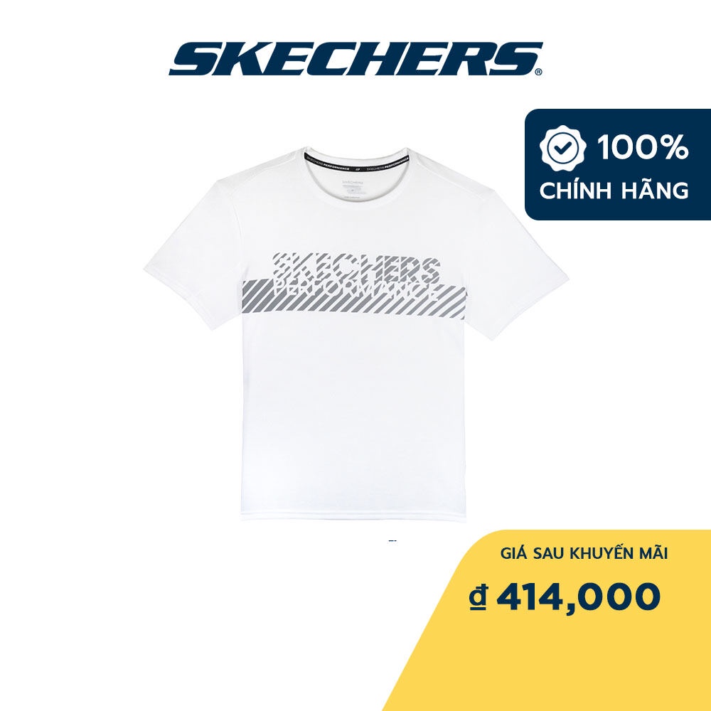 Skechers Nam Áo Thun Tay Ngắn Chạy Bộ Thường Ngày Performance Running - SP22Q4M426-00JA