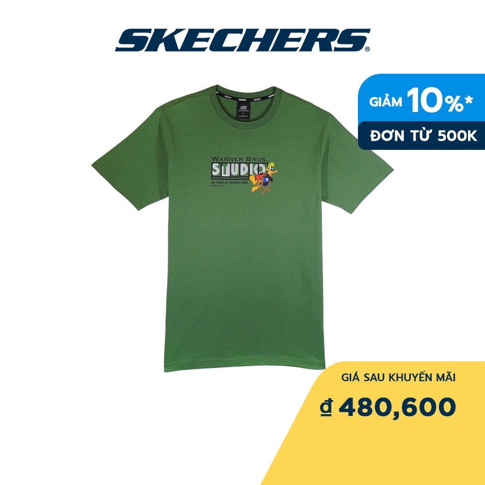 Skechers Unisex Áo Thun Tay Ngắn Thường Ngày WB100 - SL323U321-02SH
