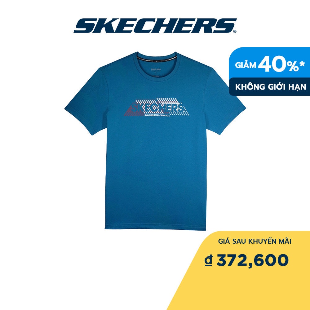Skechers Nam Áo Thun Tay Ngắn Tập Gym, Đi Học, Đi Làm Recharge Collection Performance - SP123M028-OCTL