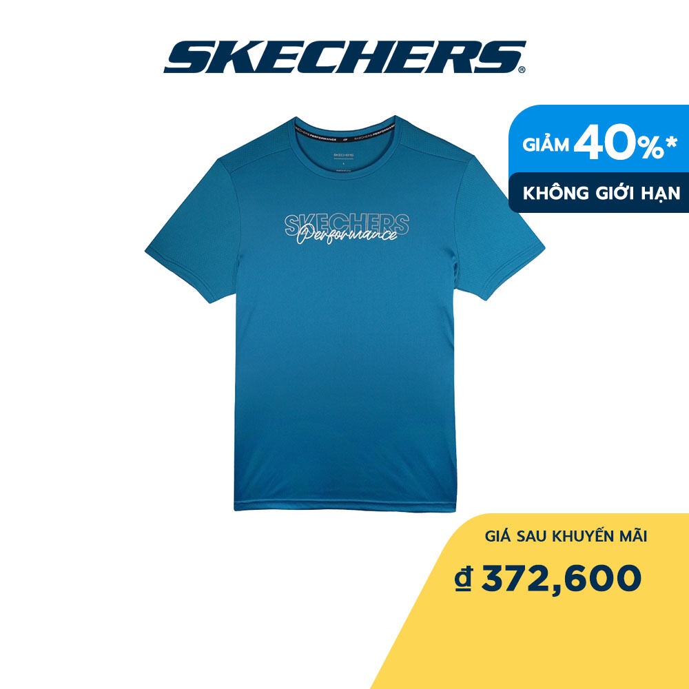 Skechers Nam Áo Thun Tay Ngắn Tập Gym, Đi Học, Đi Làm Recharge Collection Performance - SP123M030-OCTL