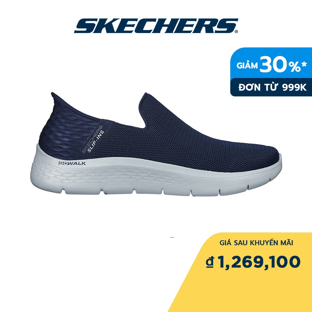 Skechers Nam Giày Thể Thao Thường Ngày Slip-Ins GOwalk Flex No Hands Air-Cooled Memory Foam - 216491-NVY