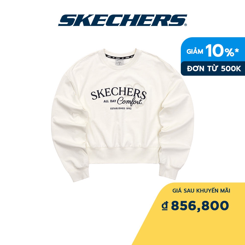 Skechers Nữ Áo Chui Đầu Sweater PulloverThường Ngày Colorful S - L223W003-0074
