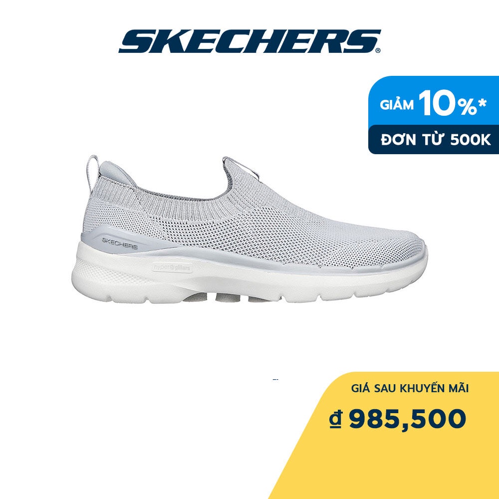 Skechers Nữ Giày Thể Thao Xỏ Chân Đi Bộ GOwalk Vibrant Smile Walking Air-Cooled Goga Mat Dual-Density - 124530-LTGY