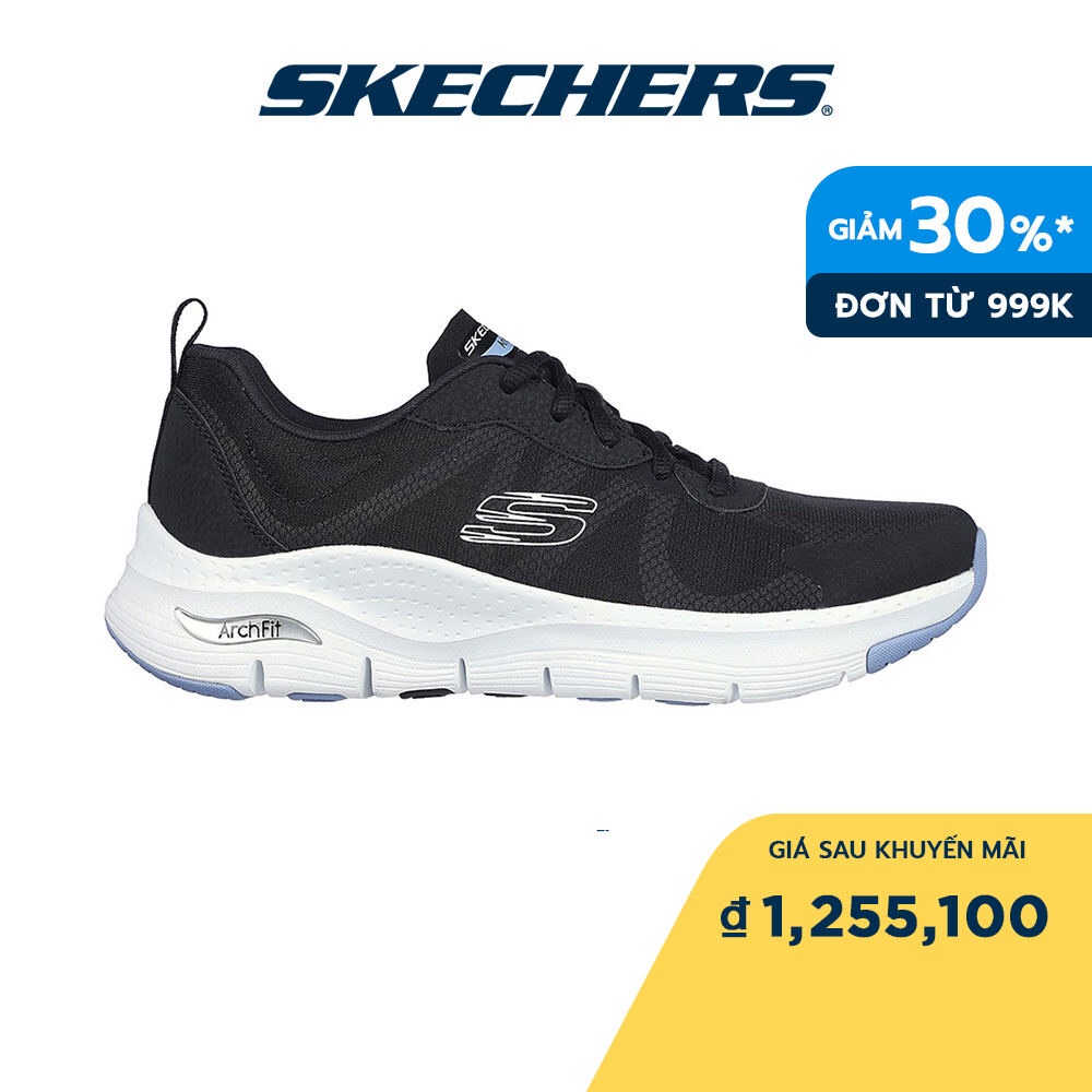 Skechers Nữ Giày Thể Thao Tập Gym, Thường Ngày, Đi Học, Đi Làm Sport Arch Fit - 149567-BKBL (Skechers_Live)