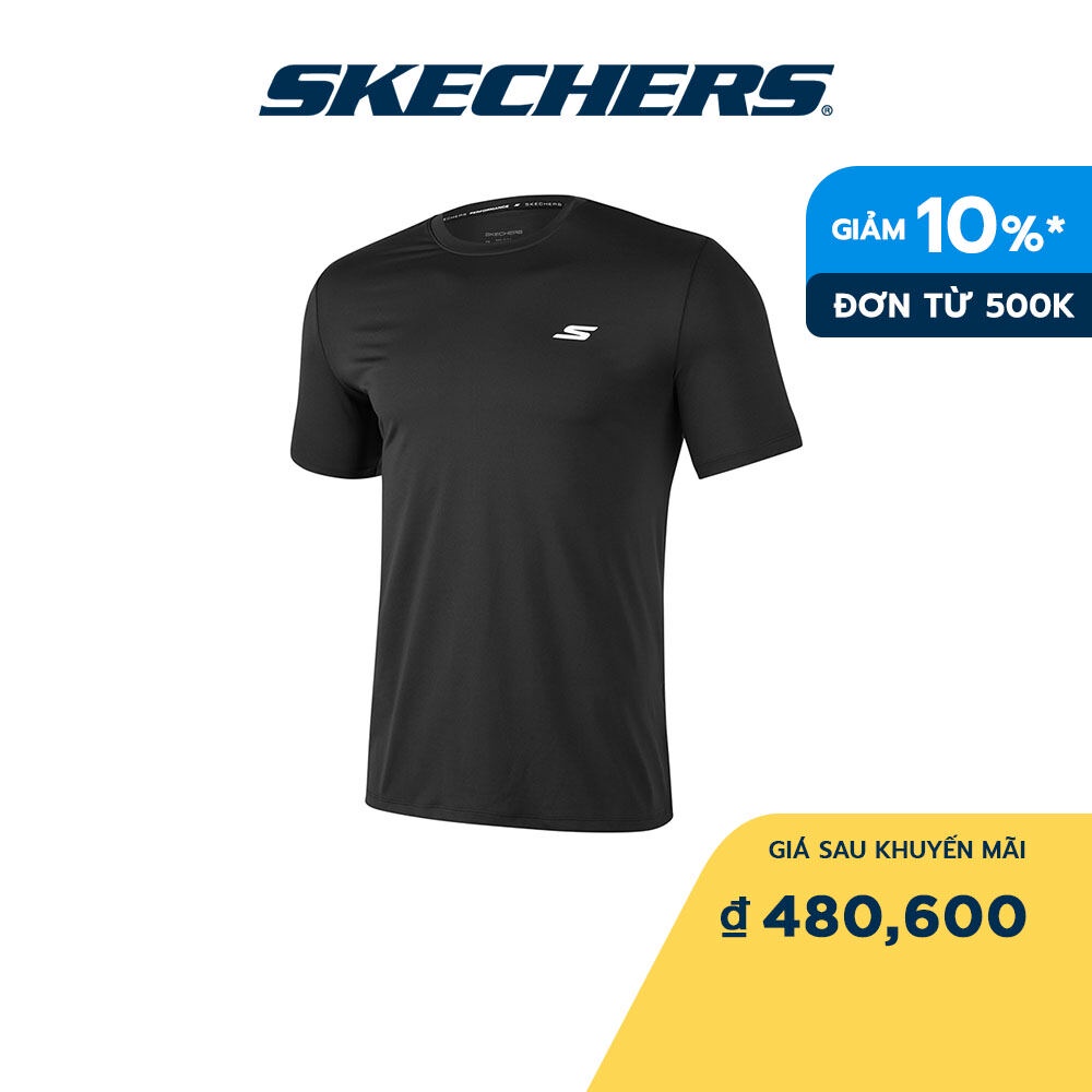 Skechers Nam Áo Thun Tay Ngắn Thường Ngày Performance - P223M024-0018