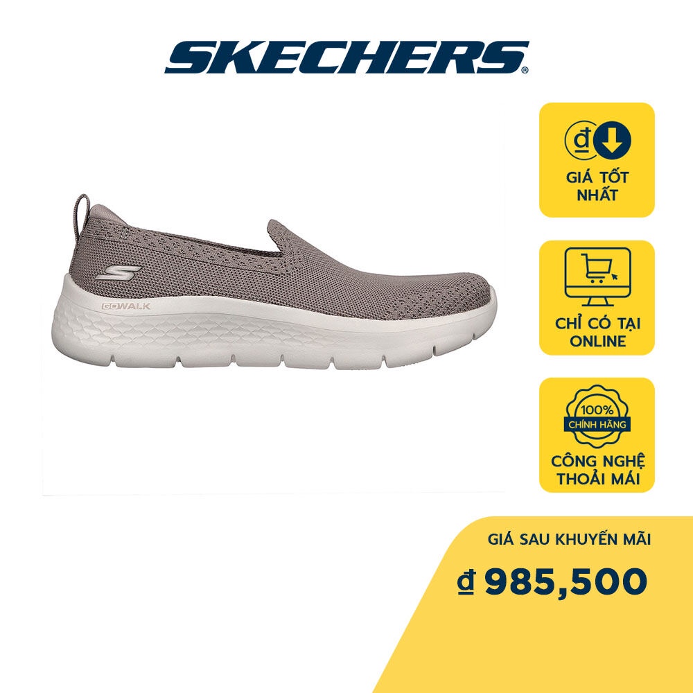 Skechers Nữ Giày Thể Thao GOwalk Flex Bright Summer Air-Cooled Goga Mat - 124957-TPE (Skechers_Live)