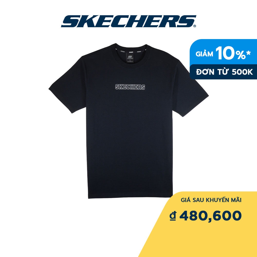 Skechers Unisex Áo Thun Tay Ngắn Thường Ngày WB100 - SL323U319-02L2 (Skechers_Live)