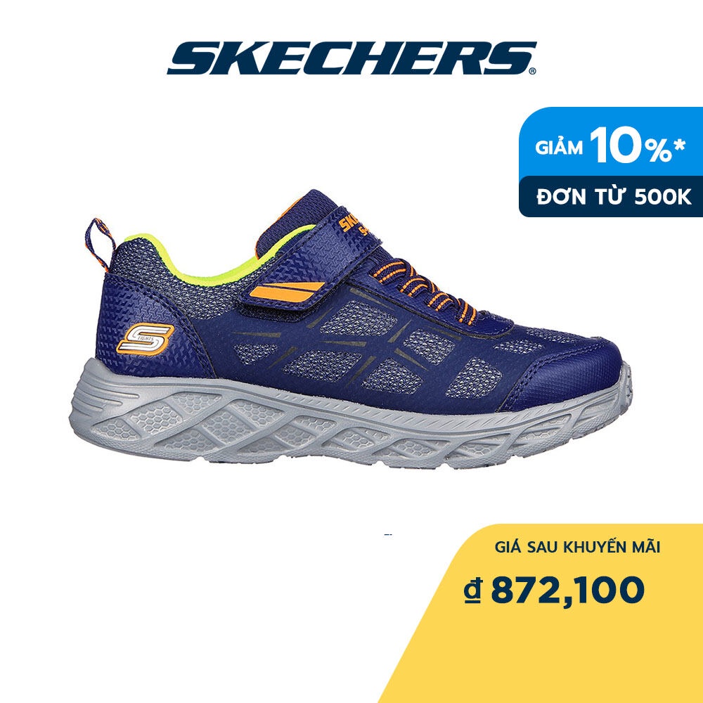 Skechers Bé Trai Giày Thể Thao Thường Ngày, Đi Học S-Lights Dynamic-Flash Rezlur Lights, Lightweight - 401529L-NVOR