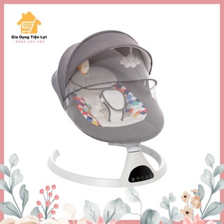 Nôi em bé,nôi điện tự động đu đưa, rung phát nhạc điều chỉnh kích thước,nôi xoay cho bé