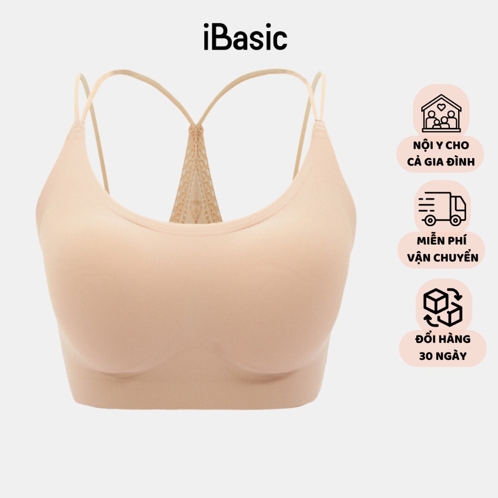 Áo bralette không gọng mút mỏng iBasic BRAW153
