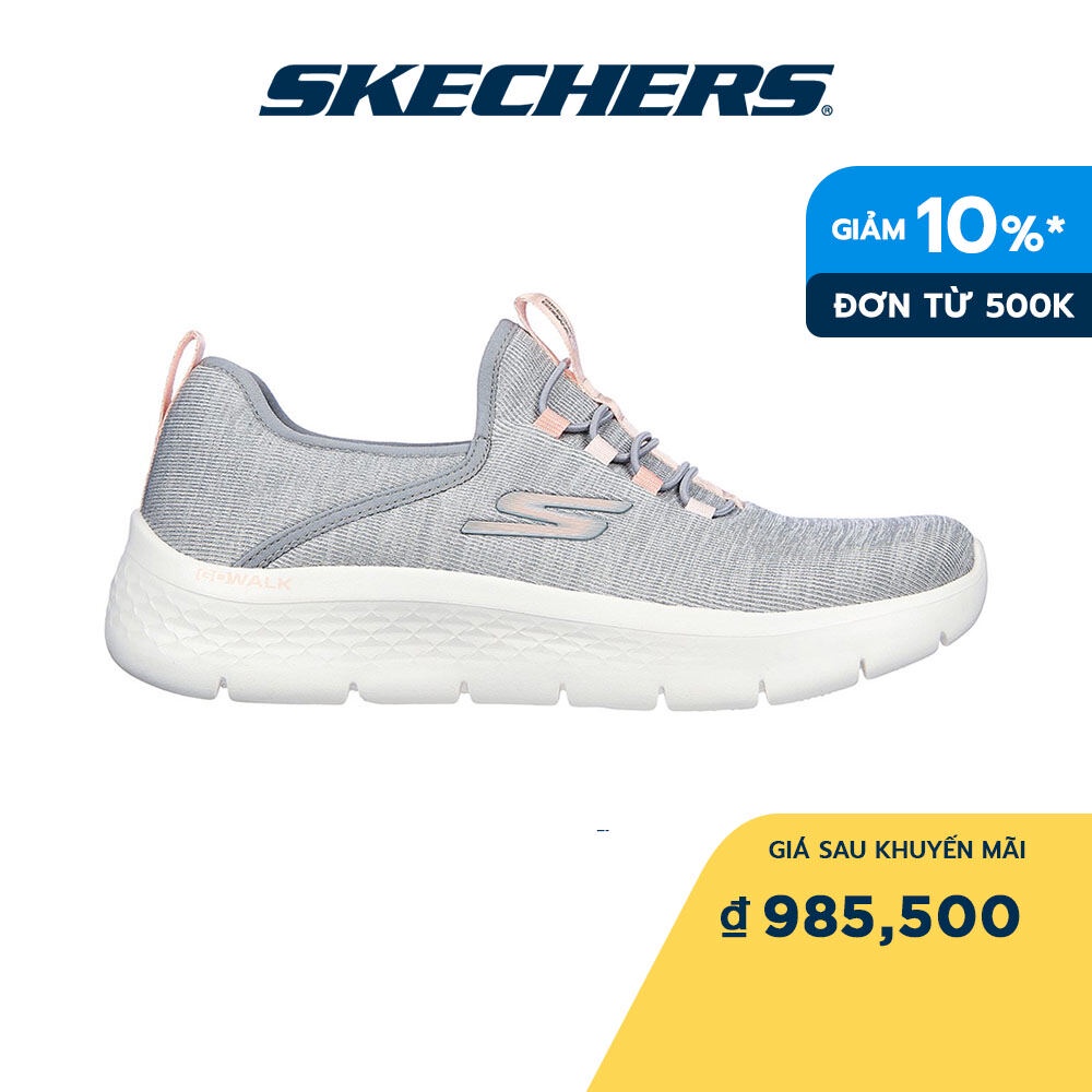 Skechers Nữ Giày Thể Thao Đi Bộ GOwalk Flex Lucy Walking Air-Cooled Goga Mat Flex, Ortholite, Ultra Go - 124956-GYPK