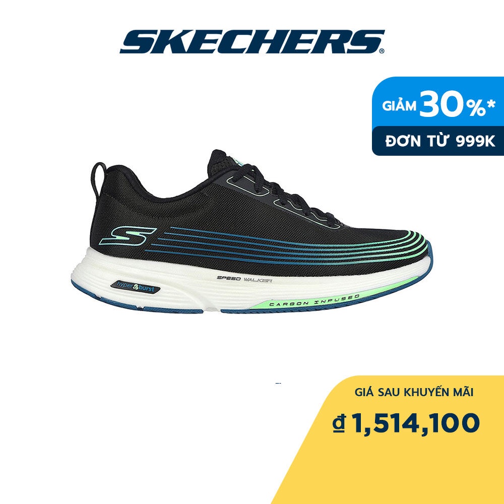 Skechers Nữ Giày Thể Thao Tập Gym, Thường Ngày, Đi Học, Đi Làm GOwalk Speed Walker - 125103-BKLM
