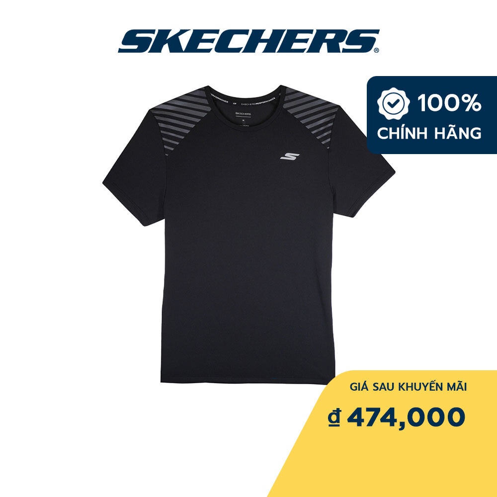 Skechers Nam Áo Thun Tay Ngắn Chạy Bộ Thường Ngày Performance Running - SP22Q4M422-00GH