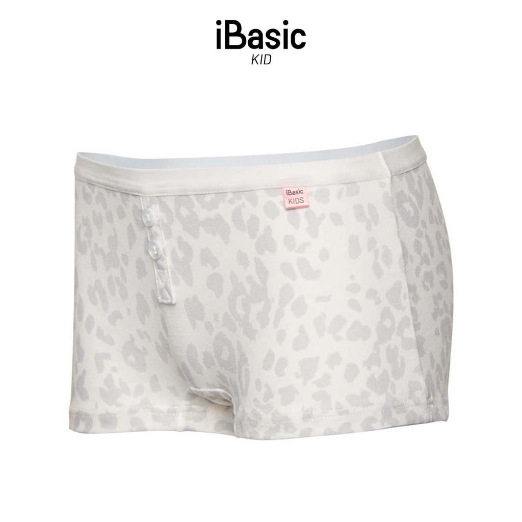Combo 3 quần lót bé gái cotton boyshort hoạ tiết iBasic PANG014