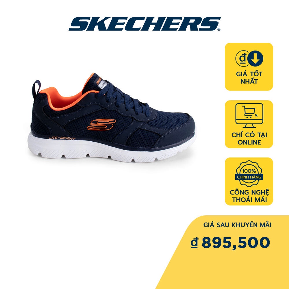 Skechers Nam Giày Thể Thao Tập Gym, Đi Học, Đi Làm Sport Burns 2.0 Memory Foam - 8790195-NVOR