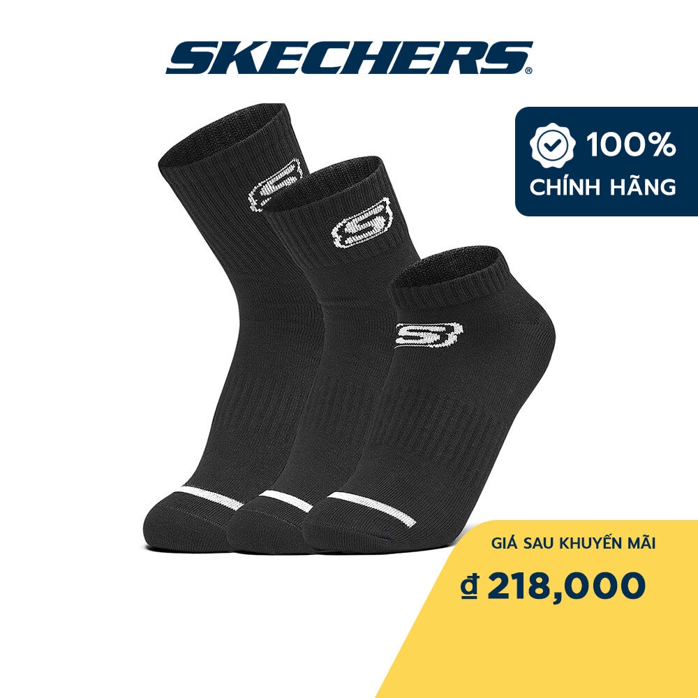 Skechers Nữ Vớ, Tất Thường Ngày Colorful S Collection - L420W122-0018 (Skechers_Live)