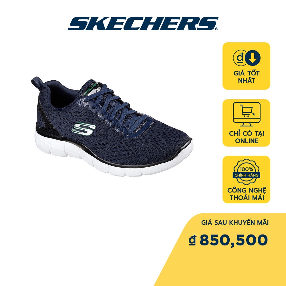 Skechers Nam Giày Thể Thao Thường Ngày Sport Strategic Head Turner Memory Foam - 999768-NVGR