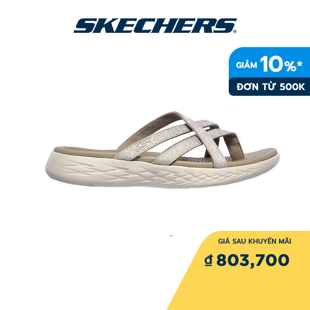 Skechers Nữ Dép Quai Ngang Đi Bộ Giặt Máy Được, On-The-GO 600 Dainty Walking 5-Gen Technology, Lightweight - 140004-TPE