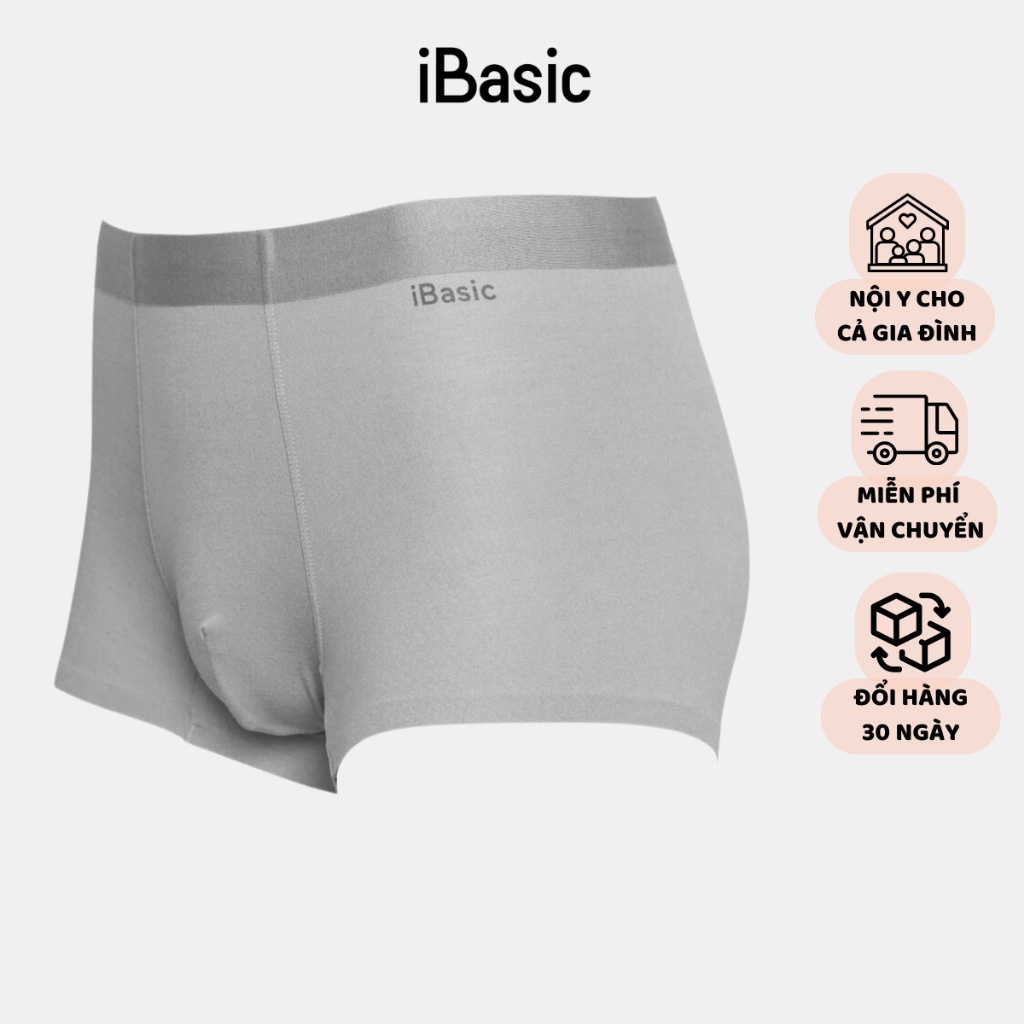 Quần lót nam trunk bonding bamboo iBasic PANM105