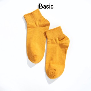 Vớ nữ cổ ngắn cotton pha nhiều màu macaron iBasic SOW001