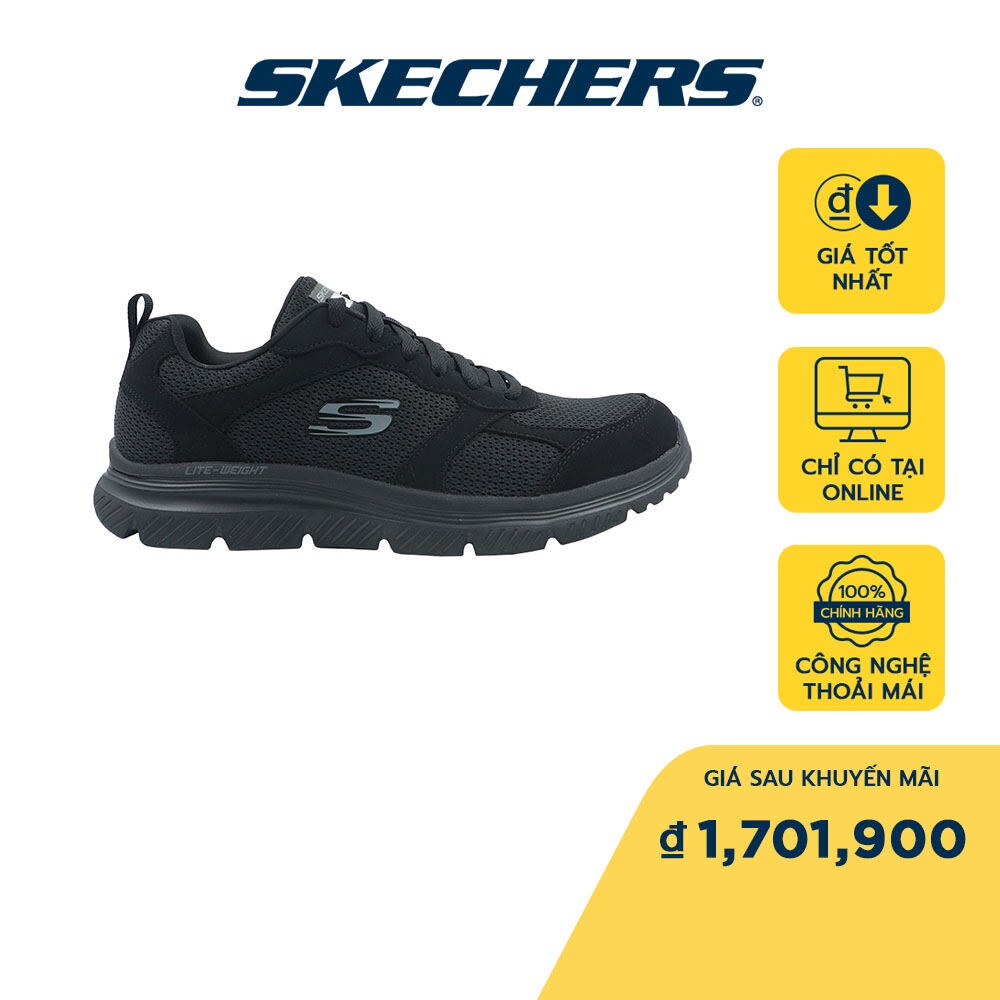 Skechers Nam Giày Thể Thao Tập Gym, Đi Học, Đi Làm Sport Burns 2.0 Memory Foam - 8790195-BBK