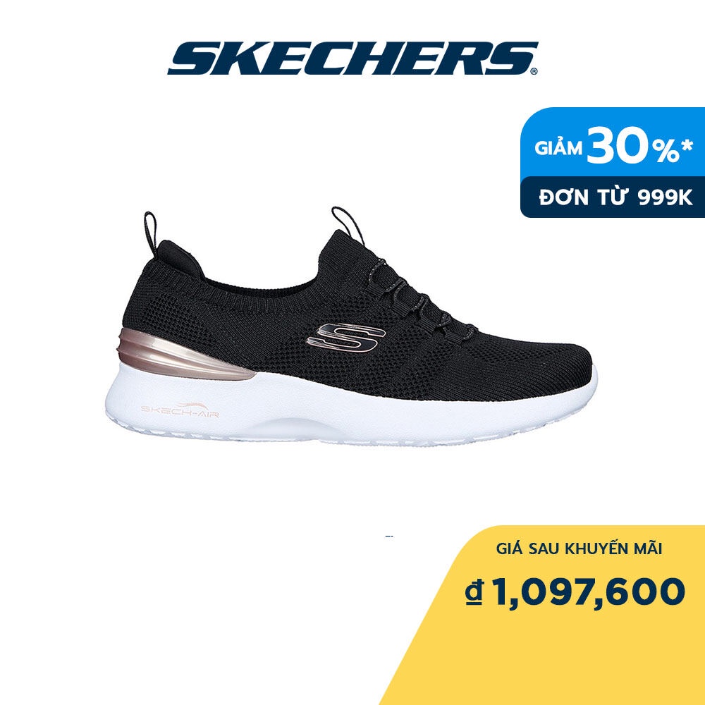 Skechers Nữ Giày Thể Thao Xỏ Chân Sport Skech-Air Dynamight Perfect Steps Memory Foam 149754-BKRG