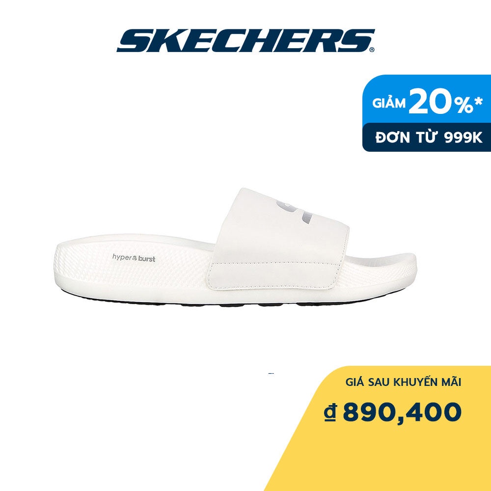 Skechers Nữ Dép Quai Ngang Đi Bộ Giặt Máy Được, On-The-GO Hyper Slide Superb Walking Goodyear Rubber - 172020-WHT
