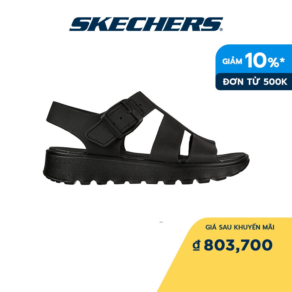 Skechers Nữ Xăng Đan Đi Bộ Giặt Máy Được, Đi Học, Đi Làm Foamies Footsteps Walking - 111570-BBK