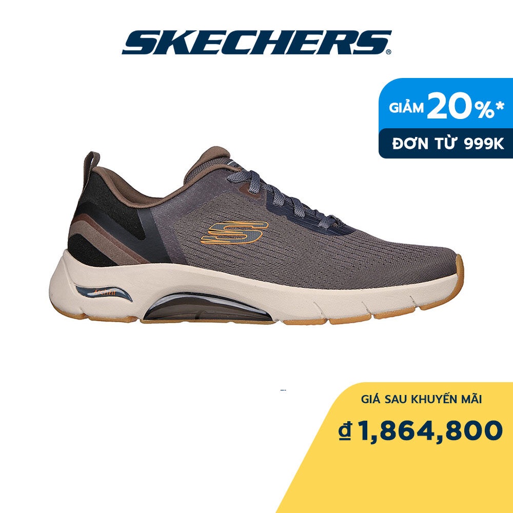 Skechers Nam Giày Thể Thao Tập Gym, Đi Học, Đi Làm Sport Skech-Air Arch Fit - 232554-TPBK (Skechers_Live)