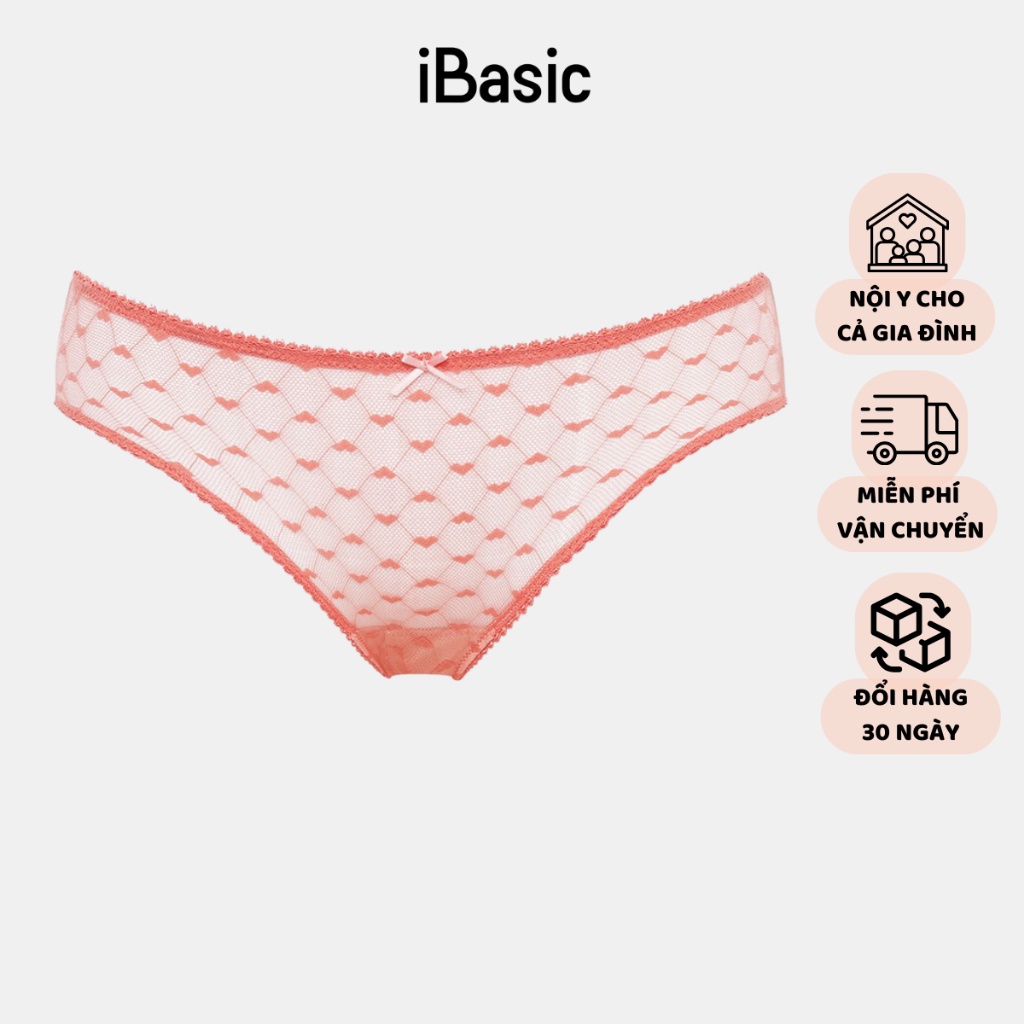 Quần lót nữ bikini ren lưới iBasic PANW103