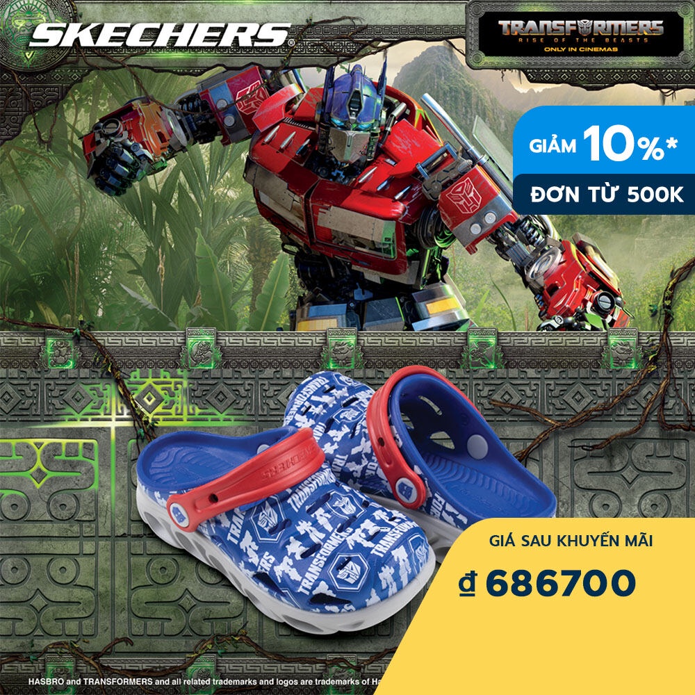 Skechers Bé Trai Giày Thể Thao Transformers Foamies Hypno-Splash - 407106L-BLMT