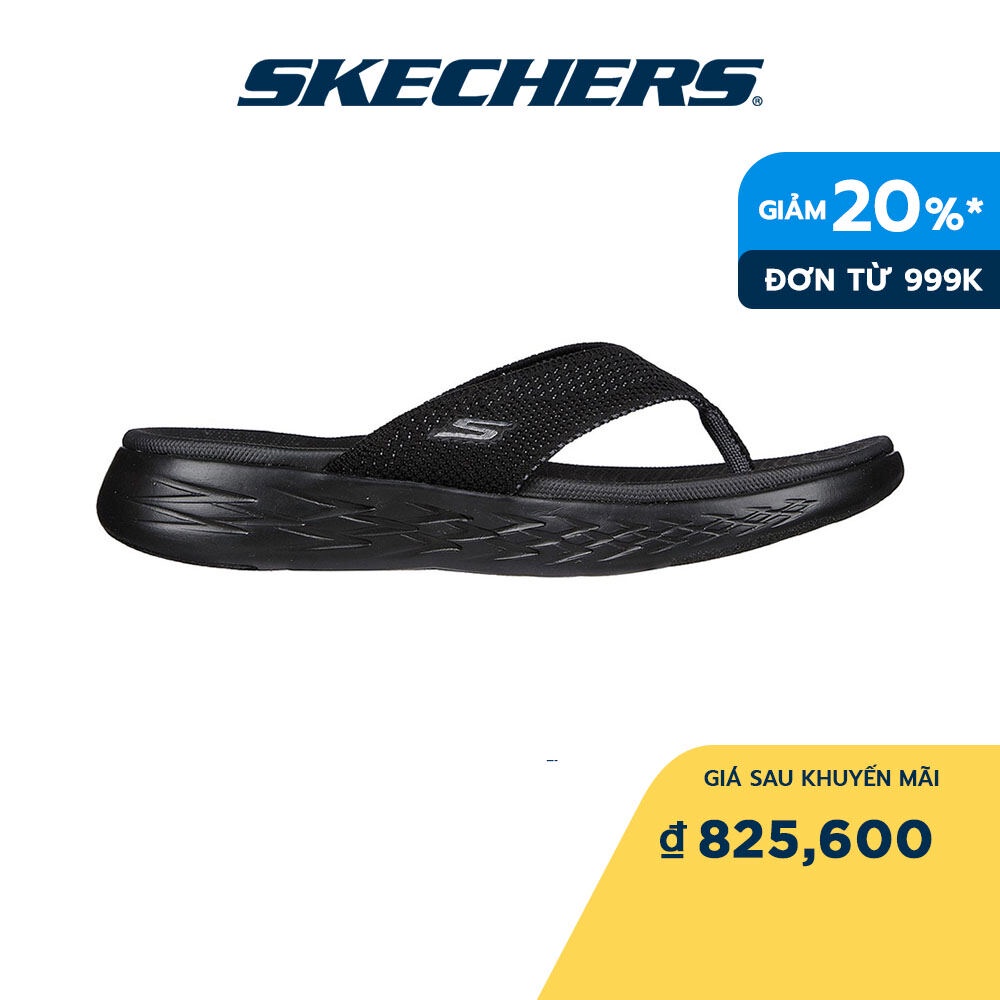 Skechers Nữ Dép Xỏ Ngón On-The-GO600 - 140703-BKGY (Skechers_Live)