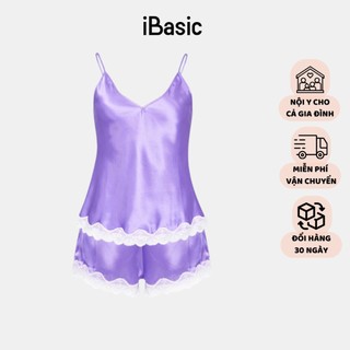 Bộ đồ mặc nhà satin iBasic HOMY015