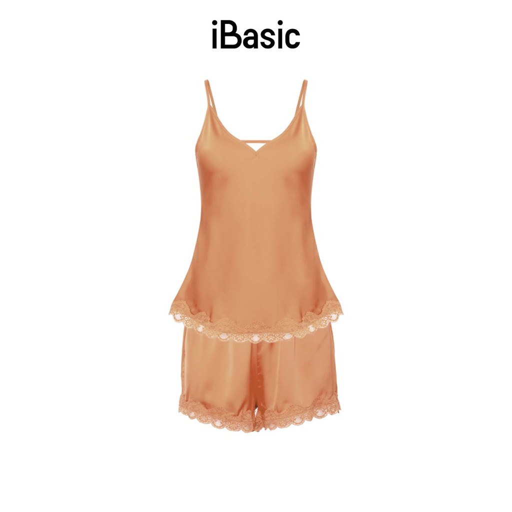 Bộ đồ mặc nhà satin iBasic HOMY015