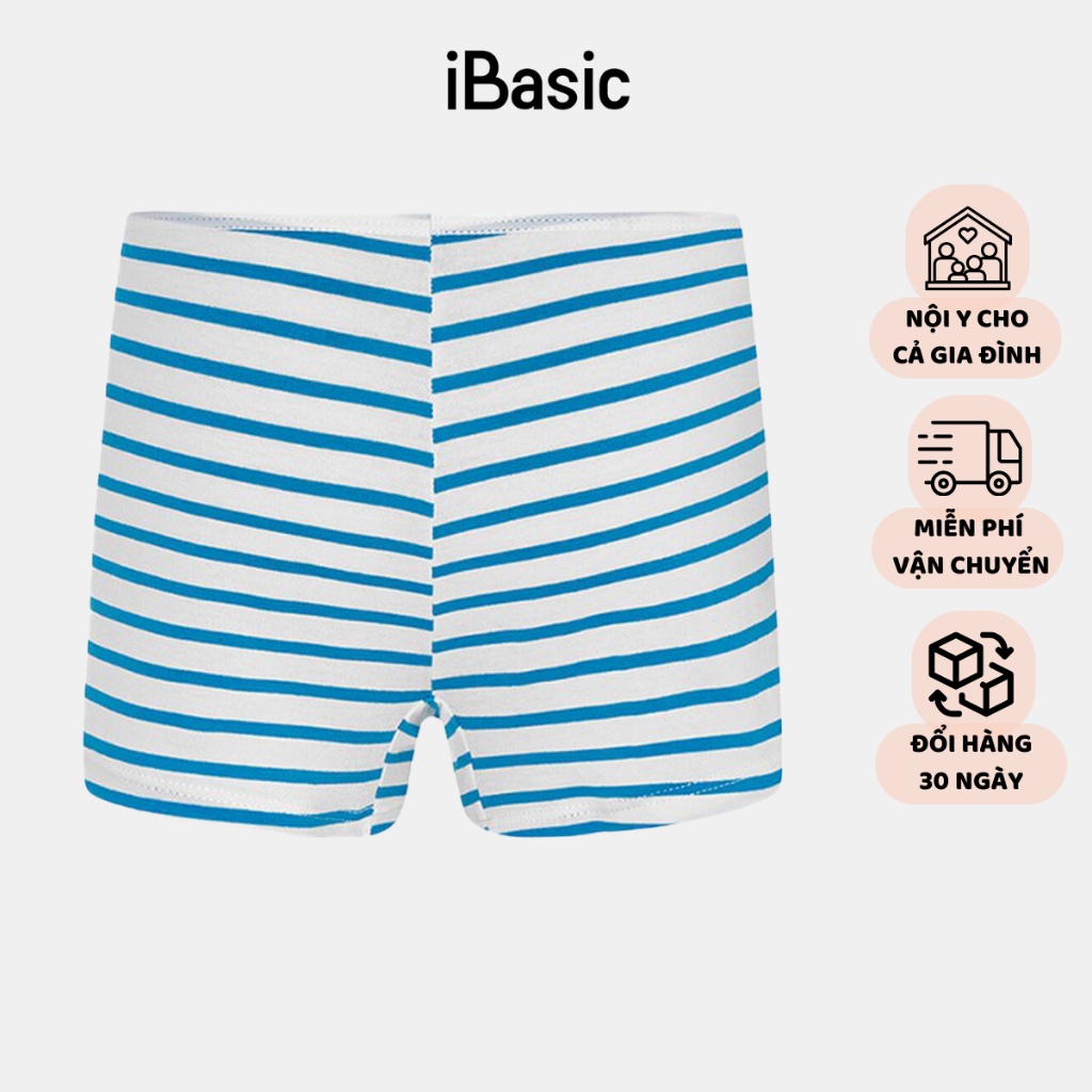 Quần lót bé trai cotton đùi ngắn iBasic PANB023