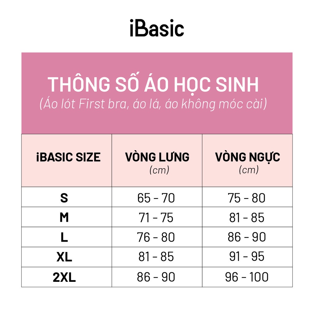 Áo lót hai dây cami croptop học sinh iBasic VA111